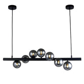 Vencha Lighting Lighting Midday Bar Pendant Light 7Lt in Black Lights-For-You 5510167-BLK